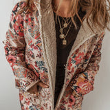 Paisley Coat - Fleece - Hood