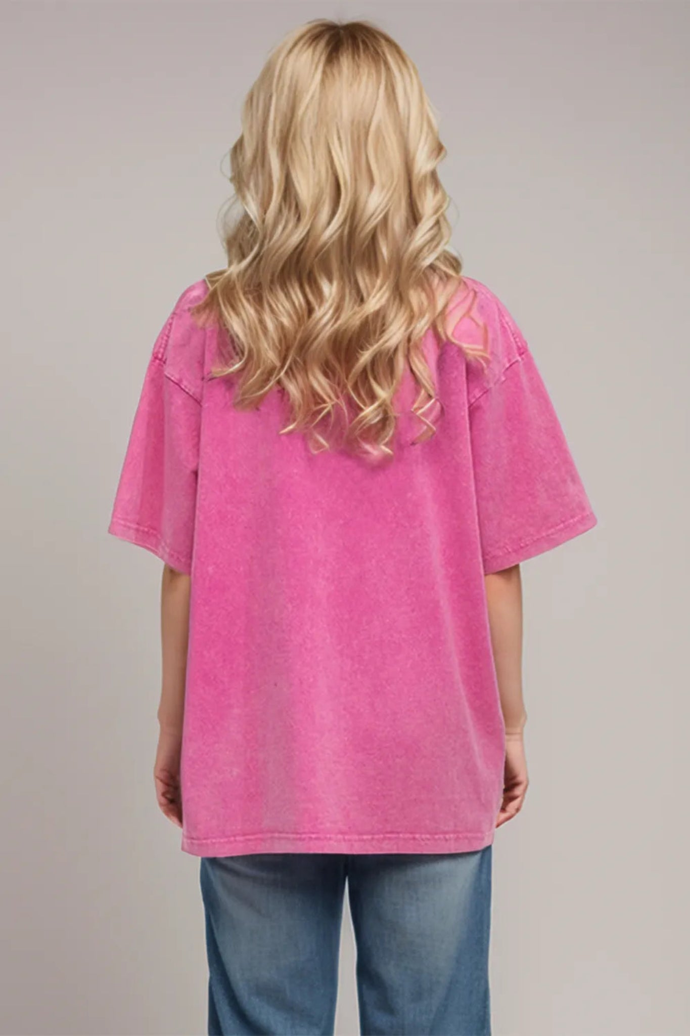 Basic Bae round neck half sleeve t-shirt with soft stretchy fabric, relaxed everyday fit, and classic crew neckline. Casual boutique basic perfect for layering, lounging, or pairing with jeans and shorts for an effortless everyday look.