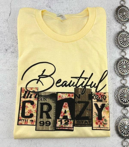 Beautiful Crazy T-Shirt - The Vintage Turquoise - Western Fashion - Women's Clothing