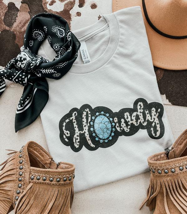 Western Howdy Vintage T-Shirt - The Vintage Turquoise